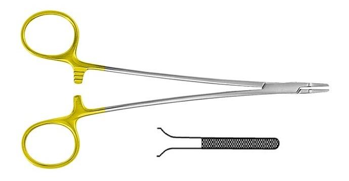 TC MICRO RYDER Голкотримач; прямий; із зубчиками; 15,0см. Tontarra Medizintechnik GmbH